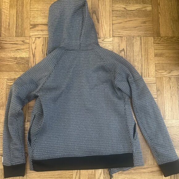 Adidas‎ x Reigning Champ Men's M Black Gray Spacer ZNE Mesh Bomber Jacket Hoodie - Picture 4 of 4